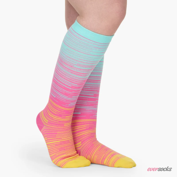 Eversocks® Stripes - Wide Comfort Compression Socks for Relief